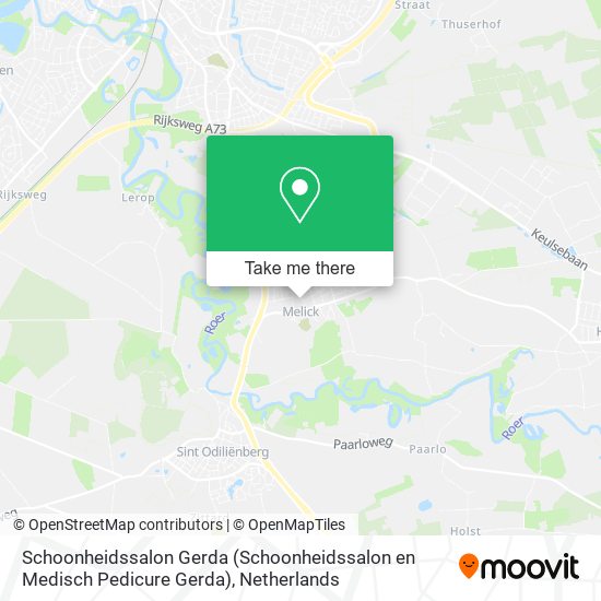 Schoonheidssalon Gerda (Schoonheidssalon en Medisch Pedicure Gerda) map