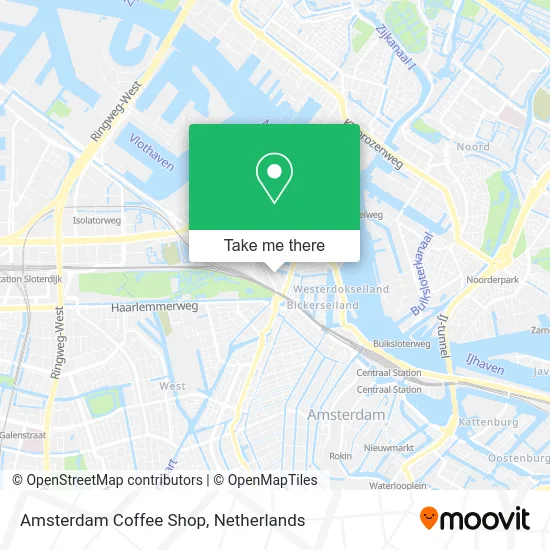 Amsterdam Coffee Shop map