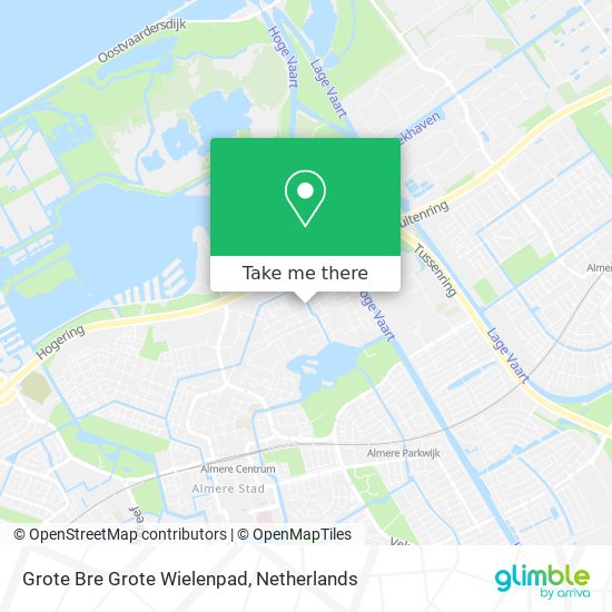 Grote Bre Grote Wielenpad map