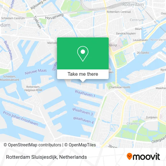 Rotterdam Sluisjesdijk map
