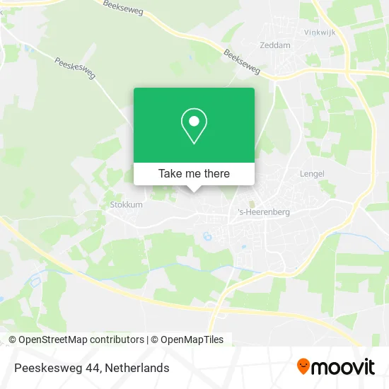 Peeskesweg 44 map