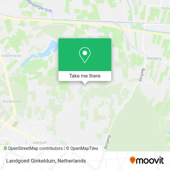 Landgoed Ginkelduin map