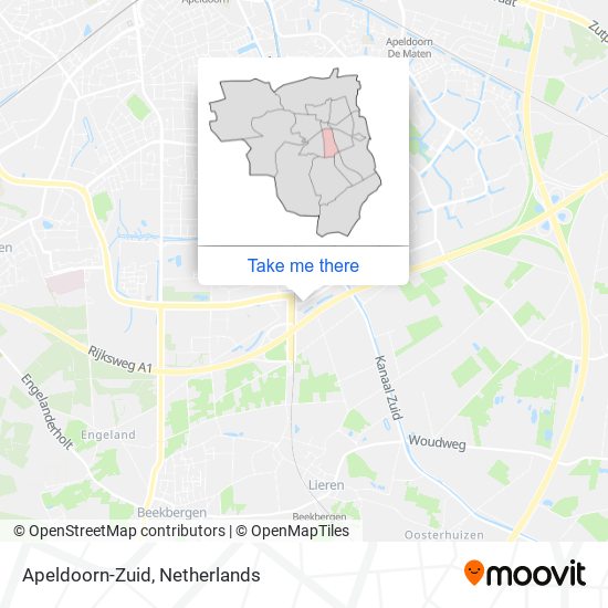 Apeldoorn-Zuid map