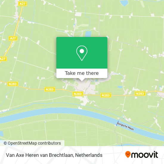 Van Axe Heren van Brechtlaan map