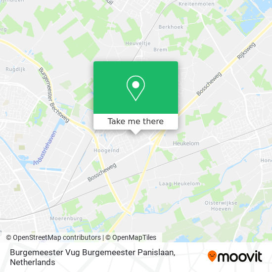 Burgemeester Vug Burgemeester Panislaan map