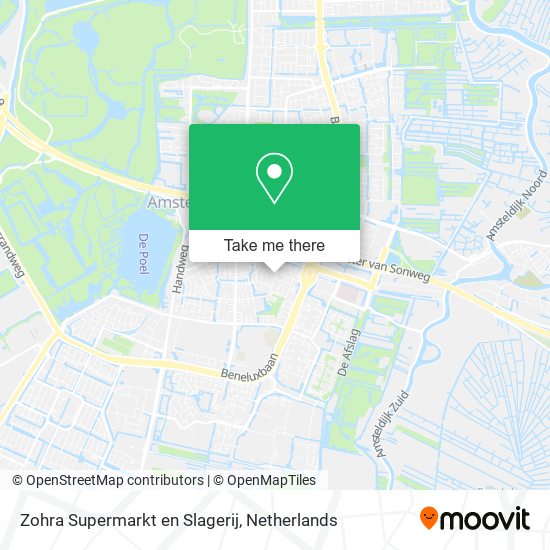 Zohra Supermarkt en Slagerij map