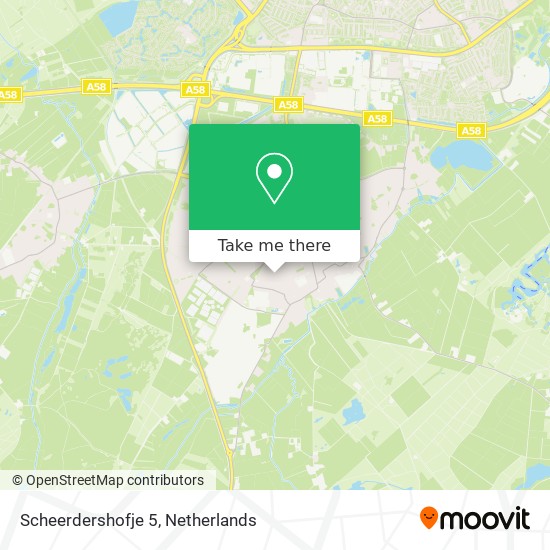 Scheerdershofje 5 map