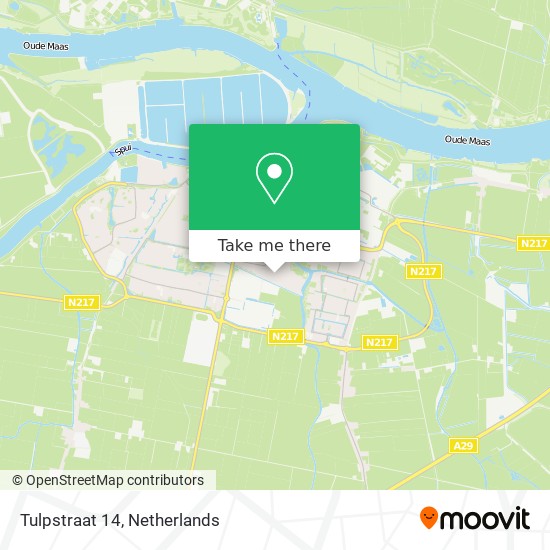 Tulpstraat 14 map