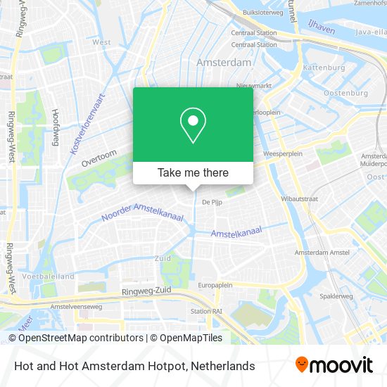 Hot and Hot Amsterdam Hotpot map