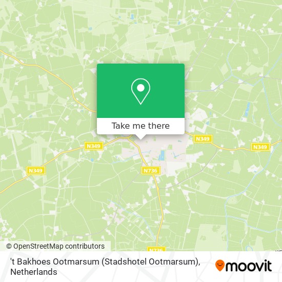 't Bakhoes Ootmarsum (Stadshotel Ootmarsum) map