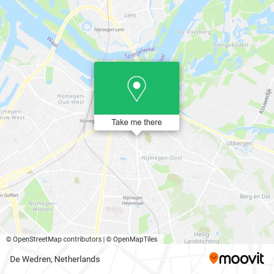 De Wedren map