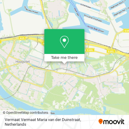 Vermaat Vermaat Maria van der Duinstraat Karte