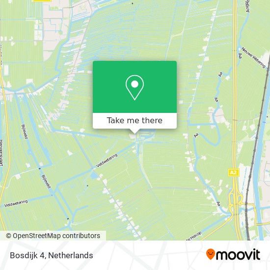 Bosdijk 4 map