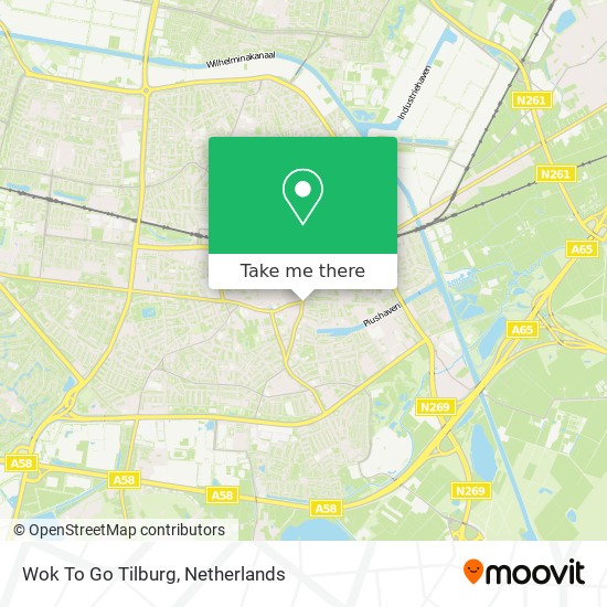 Wok To Go Tilburg map