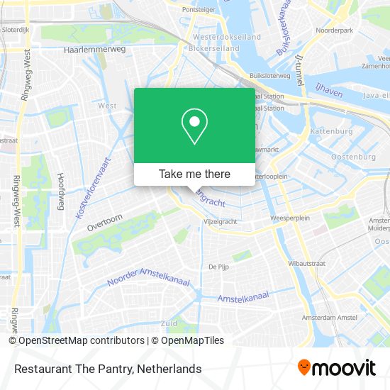 Restaurant The Pantry map