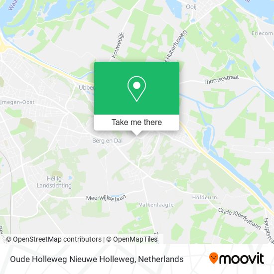 Oude Holleweg Nieuwe Holleweg Karte