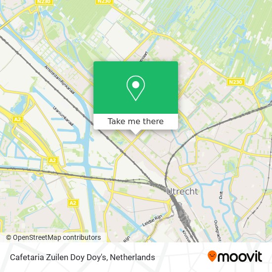 Cafetaria Zuilen Doy Doy's map