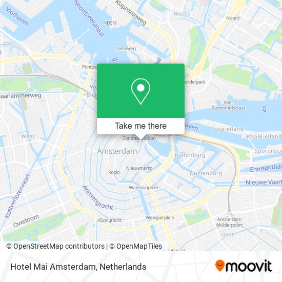 Hotel Mai Amsterdam Karte