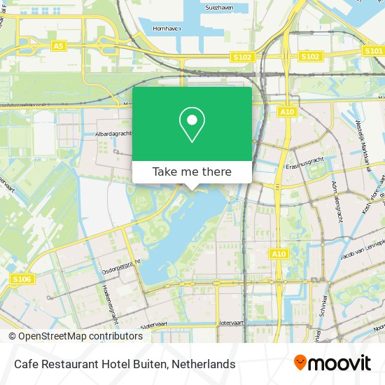 Cafe Restaurant Hotel Buiten map