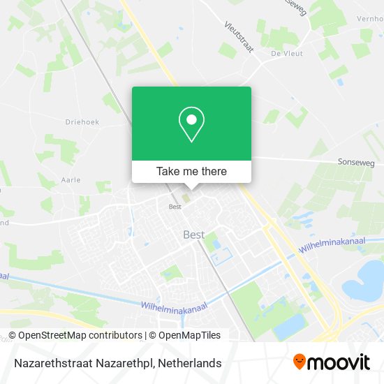 Nazarethstraat Nazarethpl map