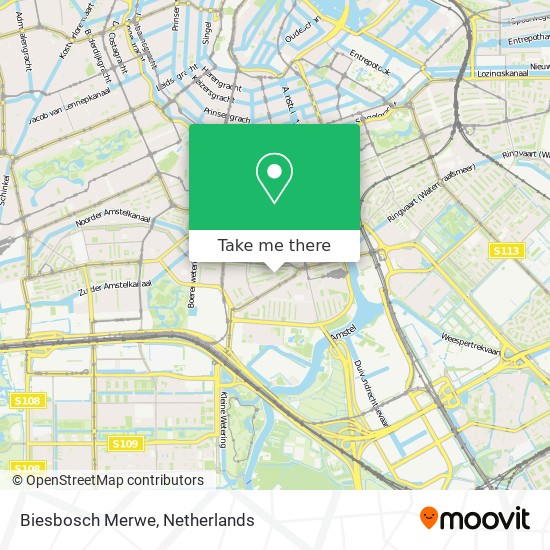 Biesbosch Merwe map