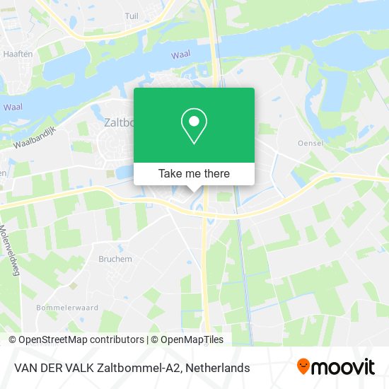 VAN DER VALK Zaltbommel-A2 map