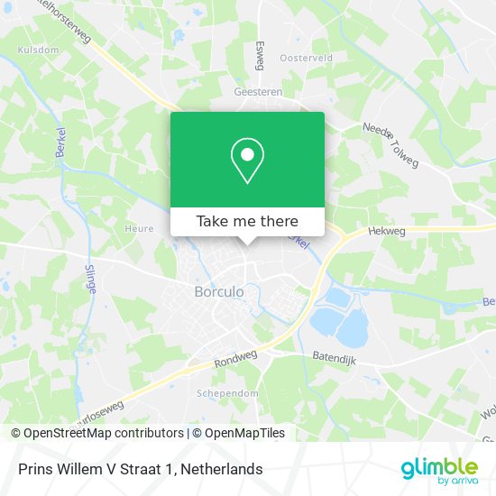 Prins Willem V Straat 1 map