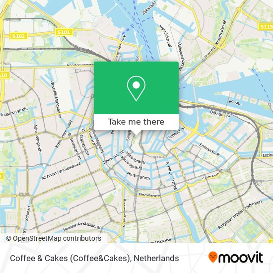 Coffee & Cakes map