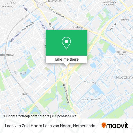 Laan van Zuid Hoorn Laan van Hoorn map