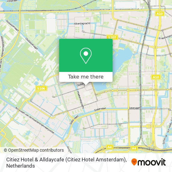 Citiez Hotel & Alldaycafe (Citiez Hotel Amsterdam) map