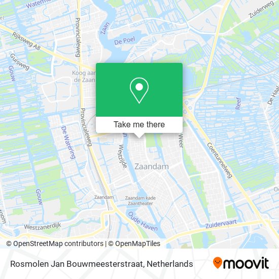 Rosmolen Jan Bouwmeesterstraat Karte