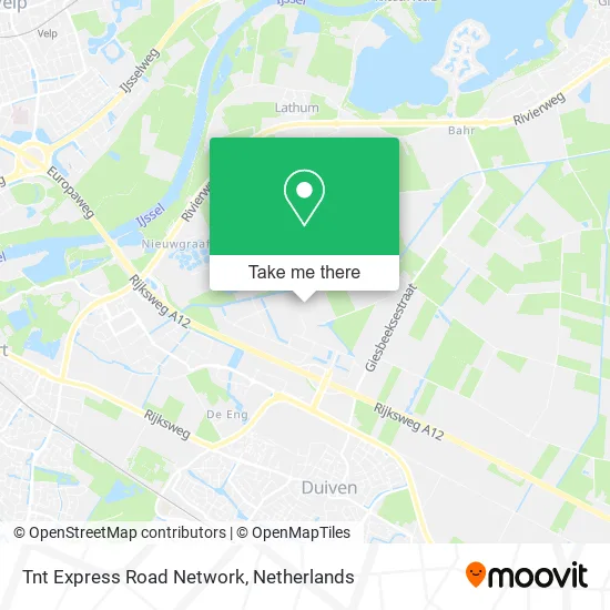 Tnt Express Road Network map