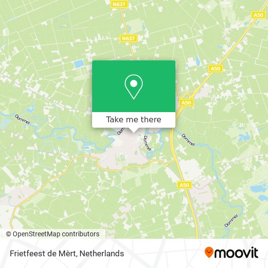 Frietfeest de Mèrt map