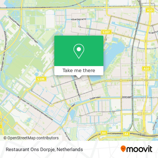 Restaurant Ons Dorpje map