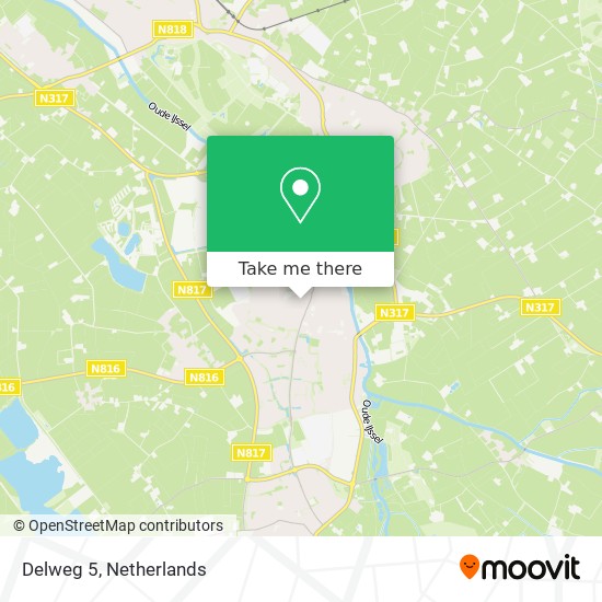 Delweg 5 map