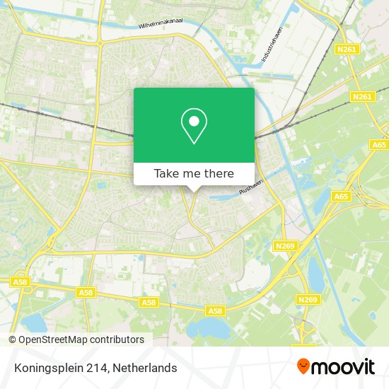 Koningsplein 214 map