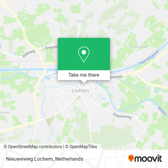 Nieuweweg Lochem map