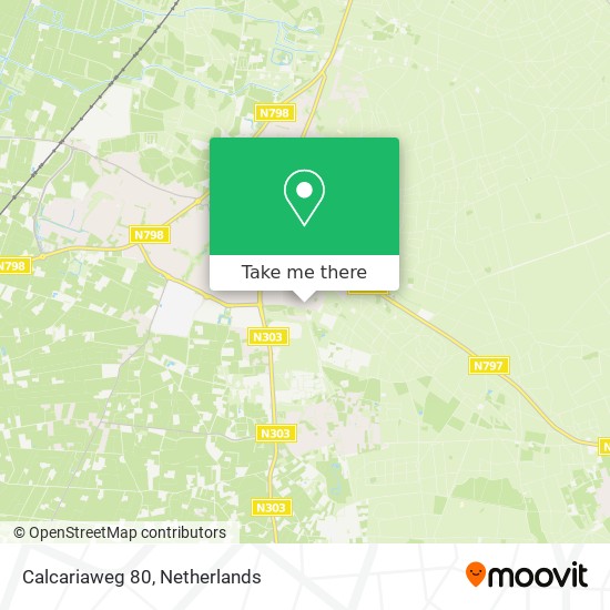 Calcariaweg 80 map