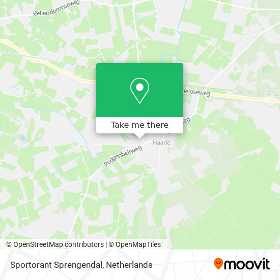 Sportorant Sprengendal map