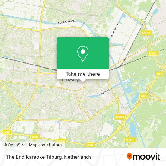 The End Karaoke Tilburg map