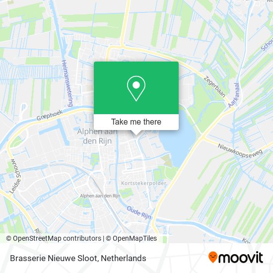 Brasserie Nieuwe Sloot Karte