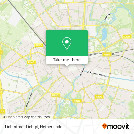 Lichtstraat Lichtpl map