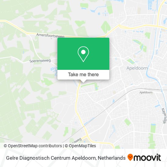 Gelre Diagnostisch Centrum Apeldoorn Karte