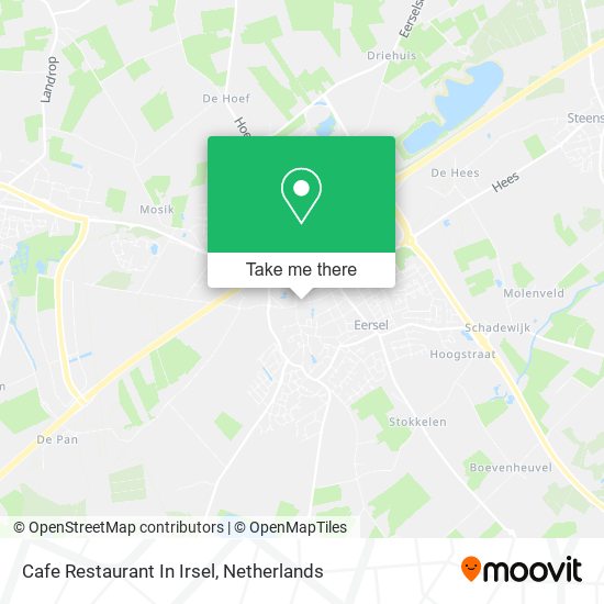 Cafe Restaurant In Irsel map