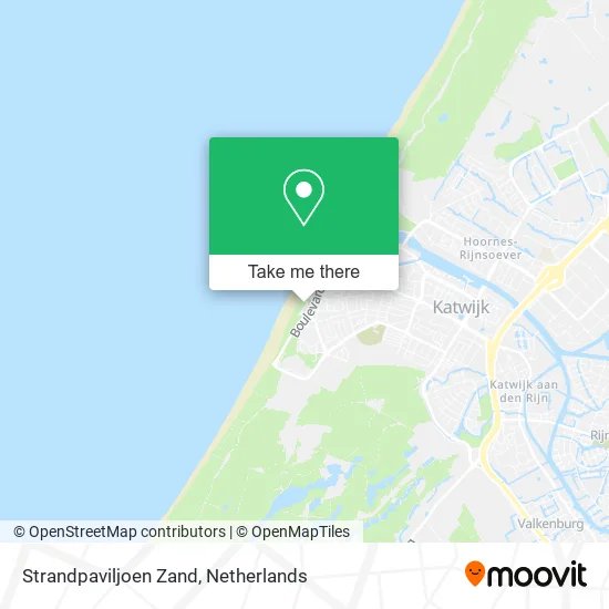 Strandpaviljoen Zand map