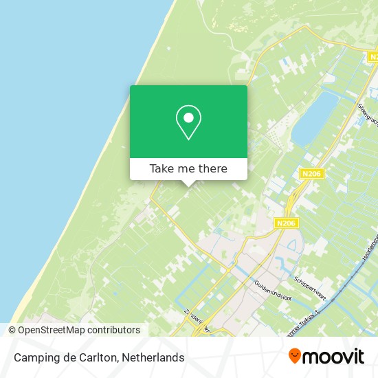 Camping de Carlton map