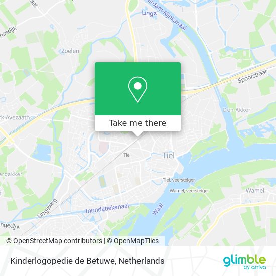 Kinderlogopedie de Betuwe Karte