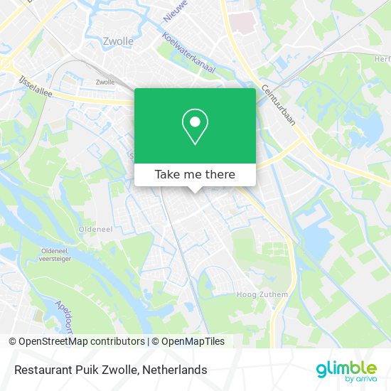 Restaurant Puik Zwolle Karte