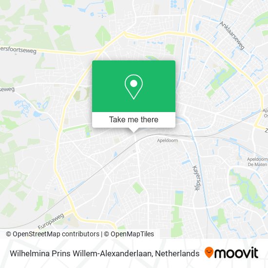 Wilhelmina Prins Willem-Alexanderlaan Karte