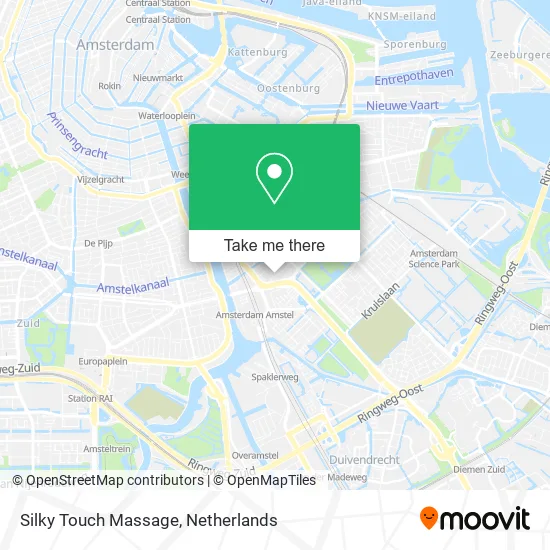 Silky Touch Massage map